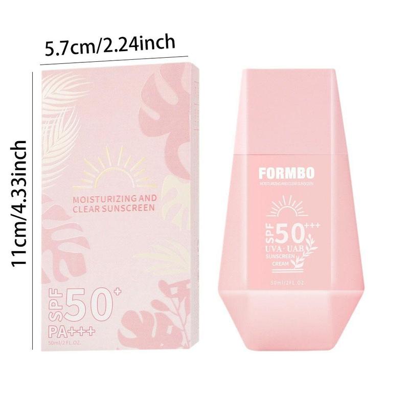 Moisturizing and Clear Sun Ray Protection Cream, Long Lasting Sun Blocker, Waterproof Sun Blocking Lotion, Facial Ultraviolet Light Protection Cream, Facial Skin Care Product