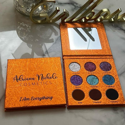 I AM EVERYTHING PALETTE Eyeshadow Shimmer duochrome Multicolor chameleon pigment Cosmetic Makeup