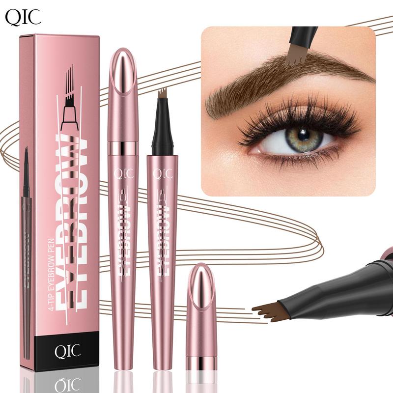 Waterproof Eyebrow Pencil, Long Lasting Eyebrow Liquid Pencil, Brow Styling Brush, Sweat Proof High Pigmented Brow Shading & Filling Pencil, Makeup Tool Easy To Apply