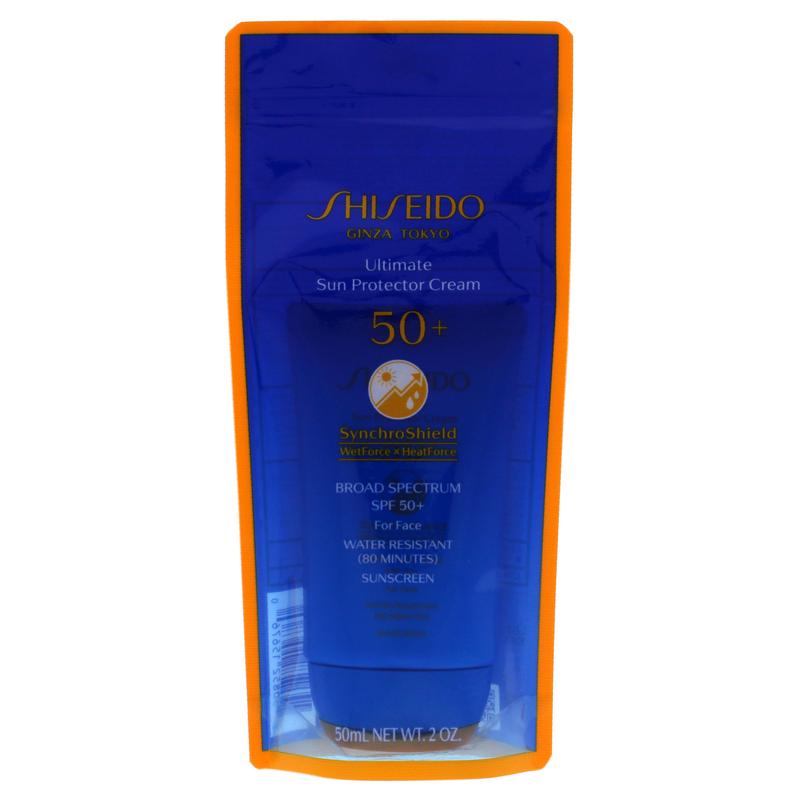 Ultimate Sun Protector Cream SPF 50 by Shiseido for Unisex - 2 oz