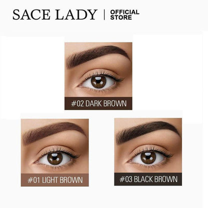 SACE LADY Long Lasting Eyebrow Gel Waterproof Pigemented Tinted Eye Brow Cream Makeup Kit