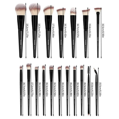 Travel Makeup Brushes Set, 18pcs/set?Soft Makeup Brushes Set for Powder Concealers Eye Shadows, Eyeshadow Brush, Eyelash Brush Makeup Set, Summer Gifts