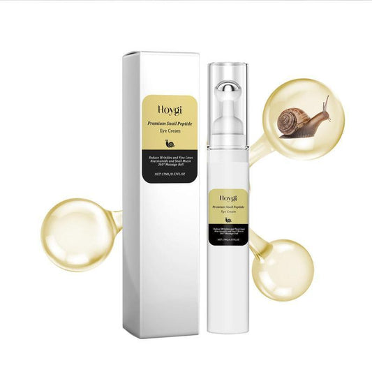 Snail Peptide Moisturizing Eye Cream, Tightening and Lifting Eye Cream, Hydrating Smoothing Eye Care Cream Suitable for Different Skin Types