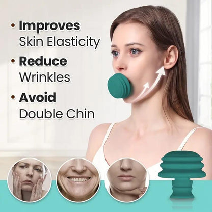 Portable V-shaped Double-sided Face Neck Toning Exerciser, Facial Muscle Exerciser, Beauty & Personal Care Product