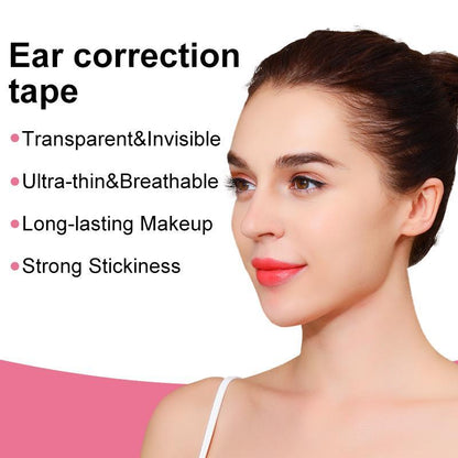 Clear Invisible Reusable Harmless?Ear Patches, 30pcs Ultra-thin Long Lasting Soft Silicone Ear Support Patches, Comfort Skincare Tools