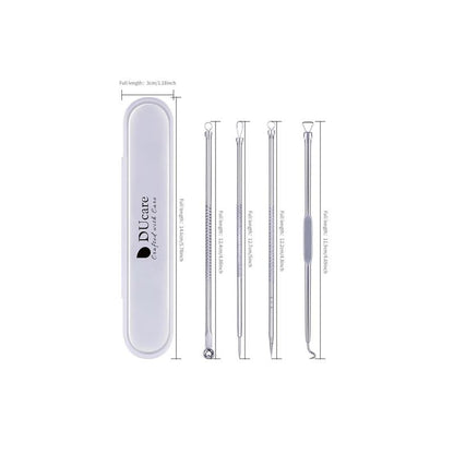 Blackhead Remover Tool Kit, 4pcs/set Facial Acne Care Tools, Skincare Tools for Women