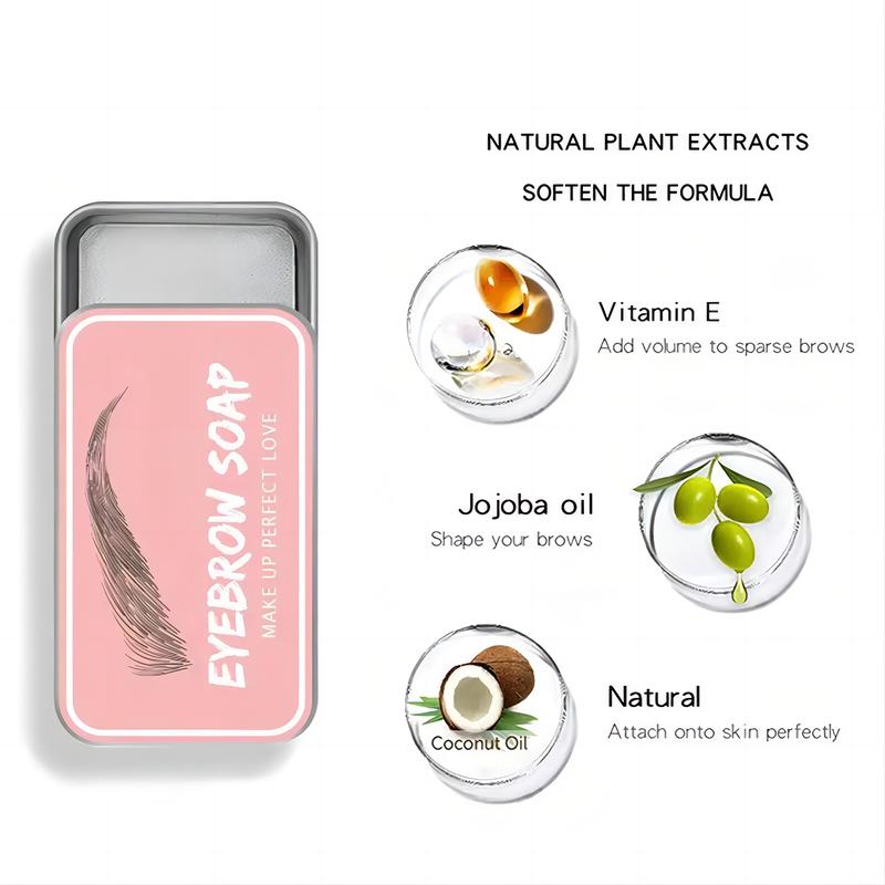 Music Festival Makeup, Eyebrow Soap & Gel Wax, Excellent Eyebrow Styling Wax, Long-lasting Waterproof Eyebrow Styling Soap, Eyebrow Makeup Cosmetic Tool for Women