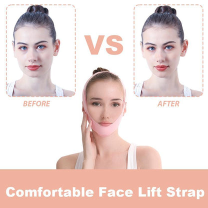 V-shaped Face Bandage with Edge Wrapping Design, Breathable & Adjustable Face Mask for Lifting Skin, Multi-use Face Skin Care Tool for Women & Girls