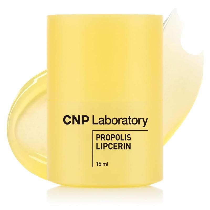 CNP Honey Lip Butter (0.5 fl.oz / 15ml) - Propolis Lipcerin, Hydrating Overnight Manuka Lip Balm & Mask, 12hrs Long-lasting Moisture, Gentle Exfoliation, Hygienic Twist Dispenser, Korean Skin Care