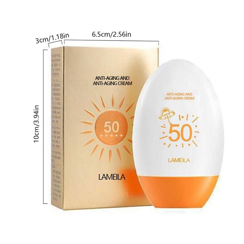 55ml SPF 50 Mineral Sunscreen, Moisturizing Refreshing Sun Protection Lotion, Skincare Product