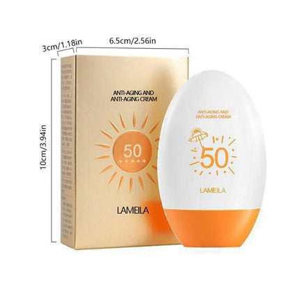 55ml SPF 50 Mineral Sunscreen, Moisturizing Refreshing Sun Protection Lotion, Skincare Product