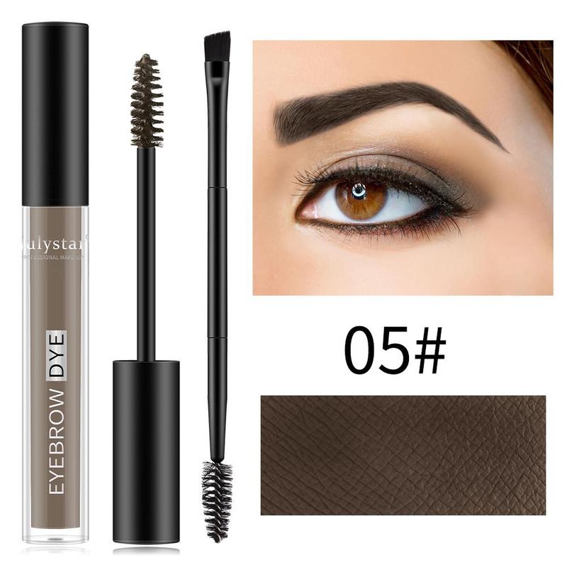 Eyebrow Gel with Double Head Brush Set, Long Lasting Eyebrow Pomade & Brush, Eyebrow Makeup Tool for Women