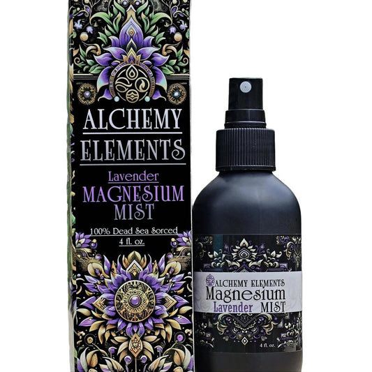 4oz. Magnesium Mist,  Alchemy Elements, Magnesium spray, Magnesium, toner, soothe, magnesium oil, Moisturizers, Skincare, Antibacterial, Calming, Hydrate, Relaxing, Skin Repair, Comfort, Lavender, Scent, Plant, Nourishing Gentle, Delicate, Sensitive Daily