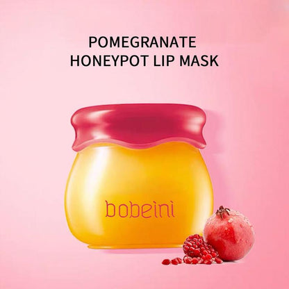 Honeypot Lip Mask, Honey Jar Design?Comfort?Moisturizing Lip Mask, Honey Lip Mask, Sleep Overnight Lip Mask for Lip Care, Hydrating Lip Mask