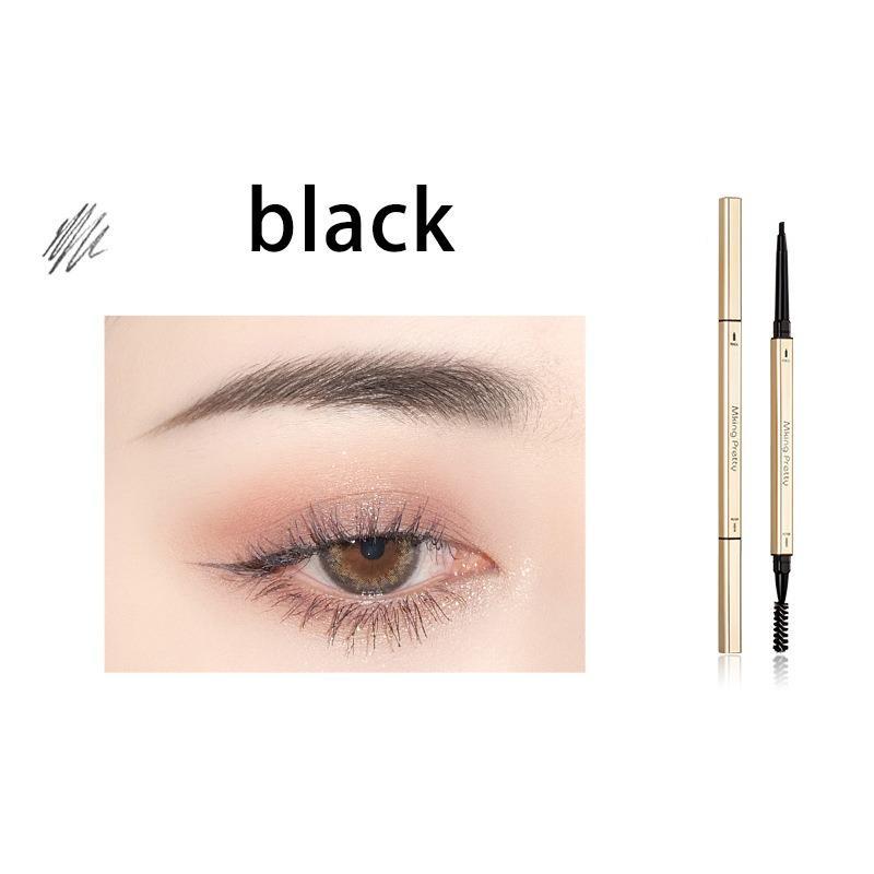 Double-Sided Waterproof Eyebrow Pencil, 1 Count Brow Styling Brush Pencil, Dual-Ended Brow Shading & Filling Pencil, Makeup Tool