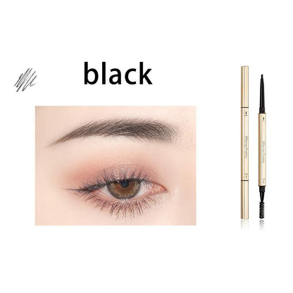 Double-Sided Waterproof Eyebrow Pencil, 1 Count Brow Styling Brush Pencil, Dual-Ended Brow Shading & Filling Pencil, Makeup Tool