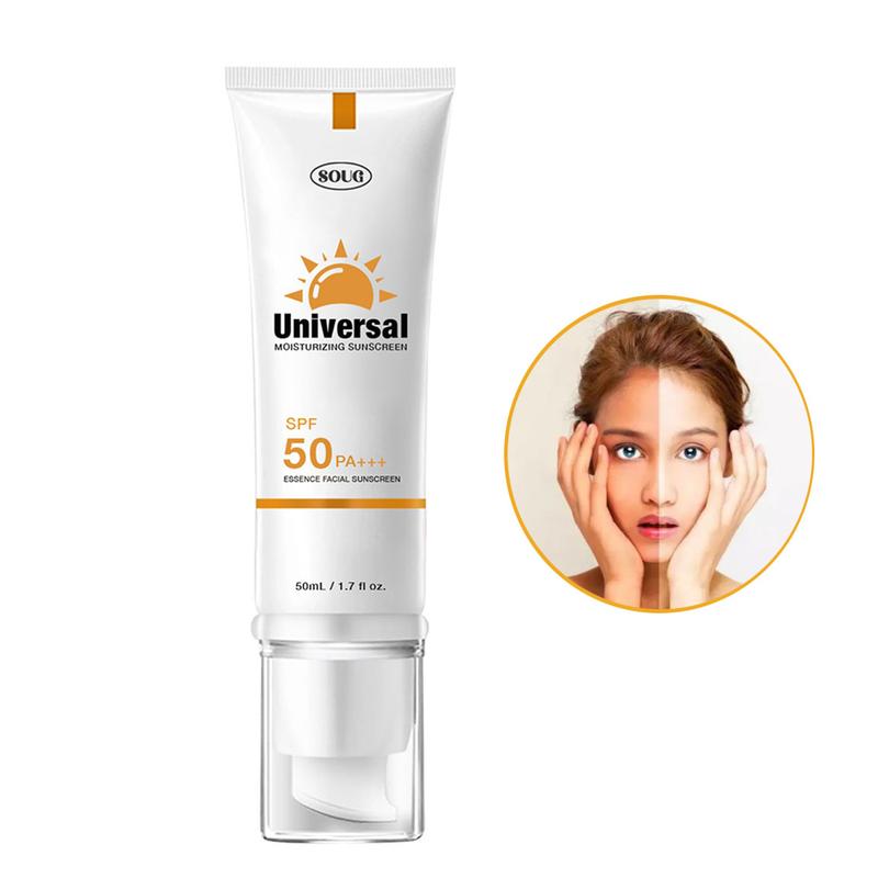 Advanced Sun Sunscreen Cream SPF50+ Skin Care Solution, Strong UV Protection Lightweight Soft Tinted Moisturizer with All-In-One Face Sunscreen and Foundation, 50ml / 1.7oz All Skin Types