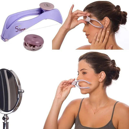 Portable Facial Hair Remover, Manual Hair Epilator, Professional Hair Removal Tool For Upper Lip, Chin & Cheeks