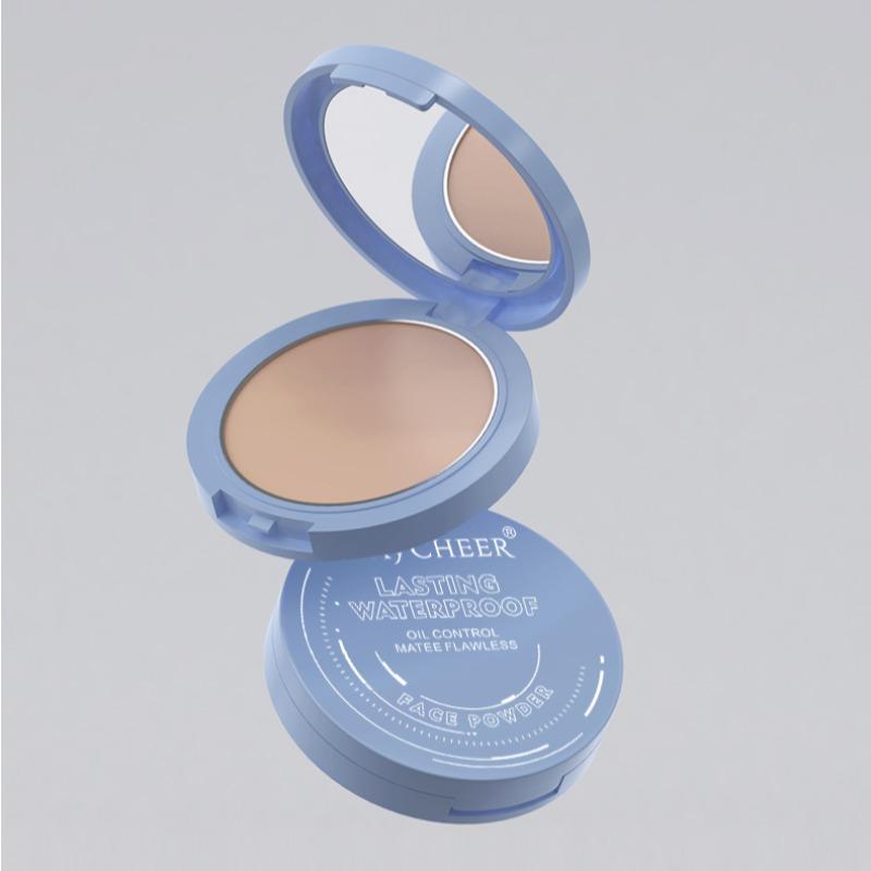 Long-lasting Oil Control Pressed Powder for Summer Gift, 1/3 Counts Matte Flawless Makeup Setting Powder, Summer Back To School Makeup Cosmetic, Makeup Products