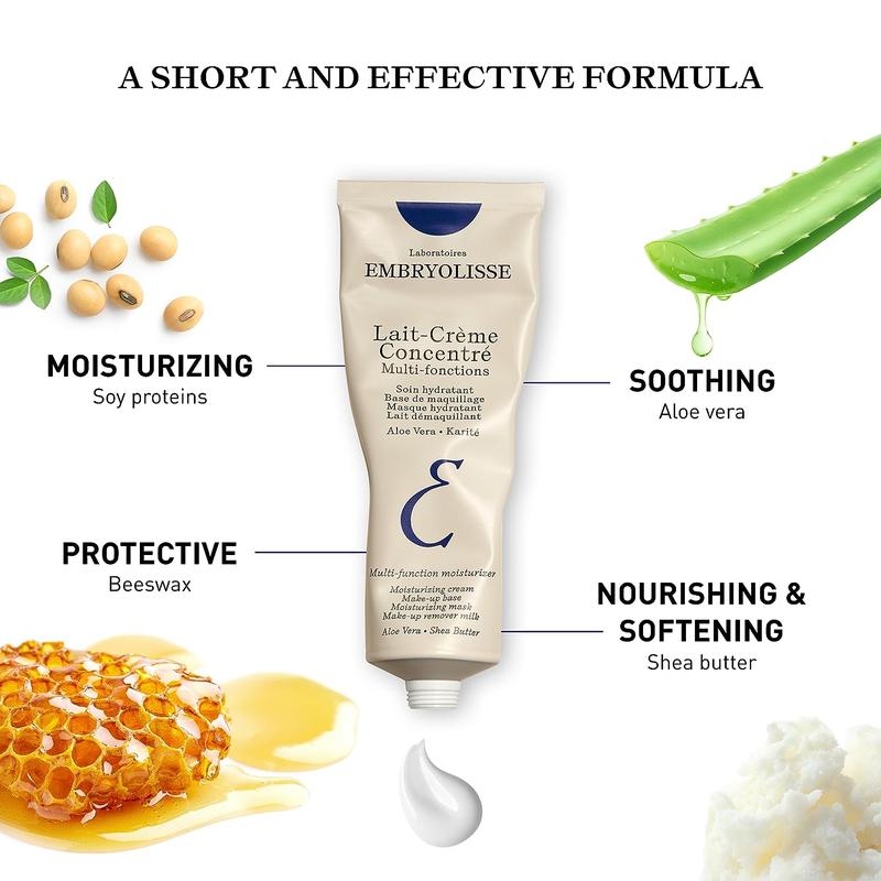 EMBRYOLISSE Lait Creme Concentre 1.01 fl.oz. Face Cream & Makeup Primer - Cream for Daily Skincare - Hydrating, Face Moisturizers for All Skin Types,  (New Packaging)