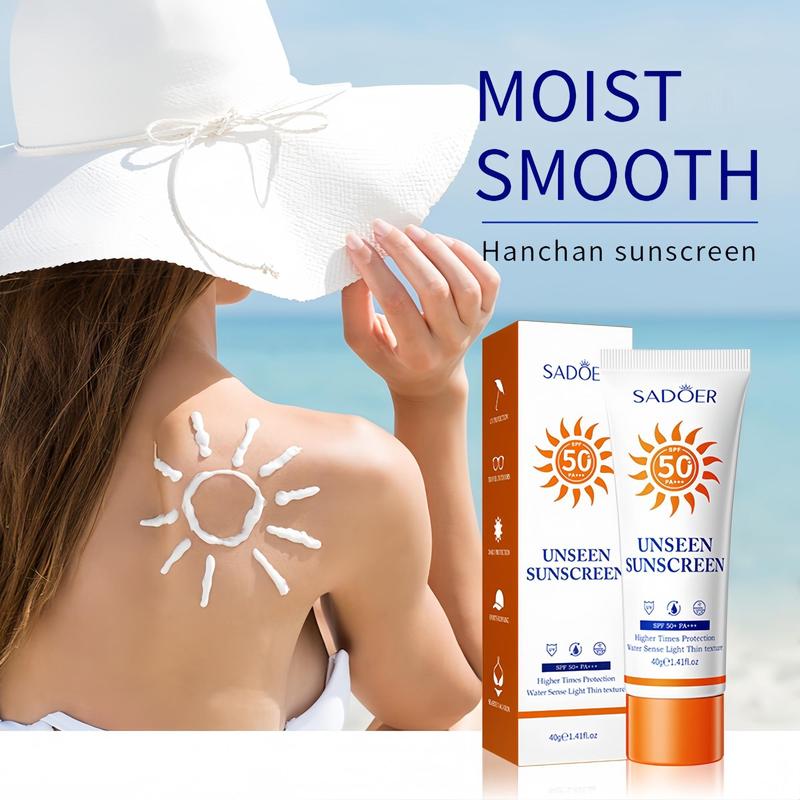 Sunscreen (1 Piece), SPF50+ PA+++ Waterproof Sunscreen, Moisturizing Sunscreen, Long Lasting Sunscreen, Face Sunscreen, Facial Sunscreen, Hydrating Sunscreen, Suitable for All Skins