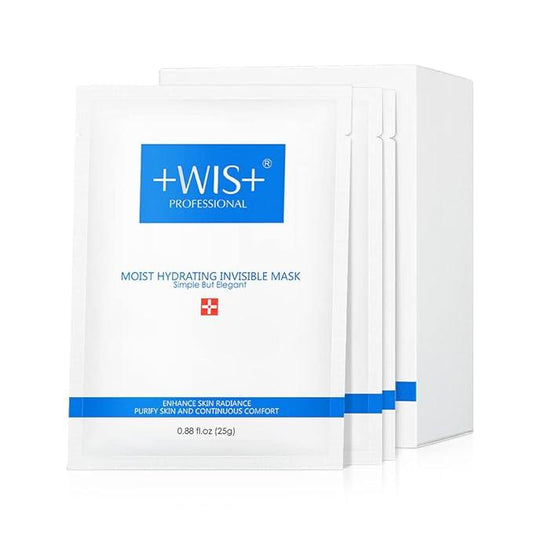 '+WIS+ Intensive Hydrating Facial Mask Smoothing Face Sheet Mask 24 Pack, Deep Moisturizing with Hyaluronic Acid, Oil Control, Shrink Pores Firming Anti-aging with Collagen