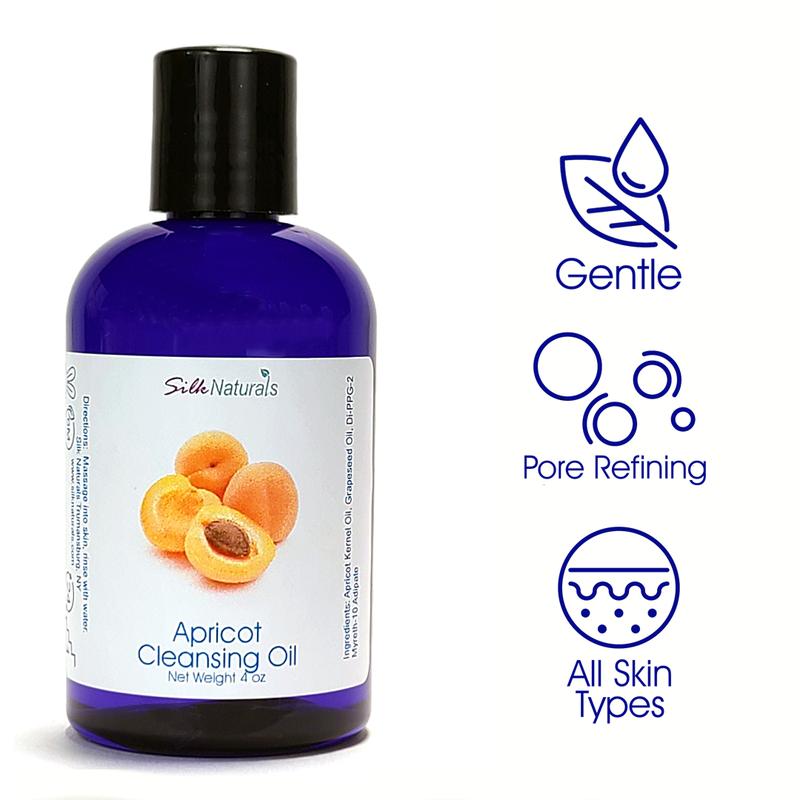 Apricot Cleansing Oil Pore Refnining?Gentle Cleanser Unclog pores