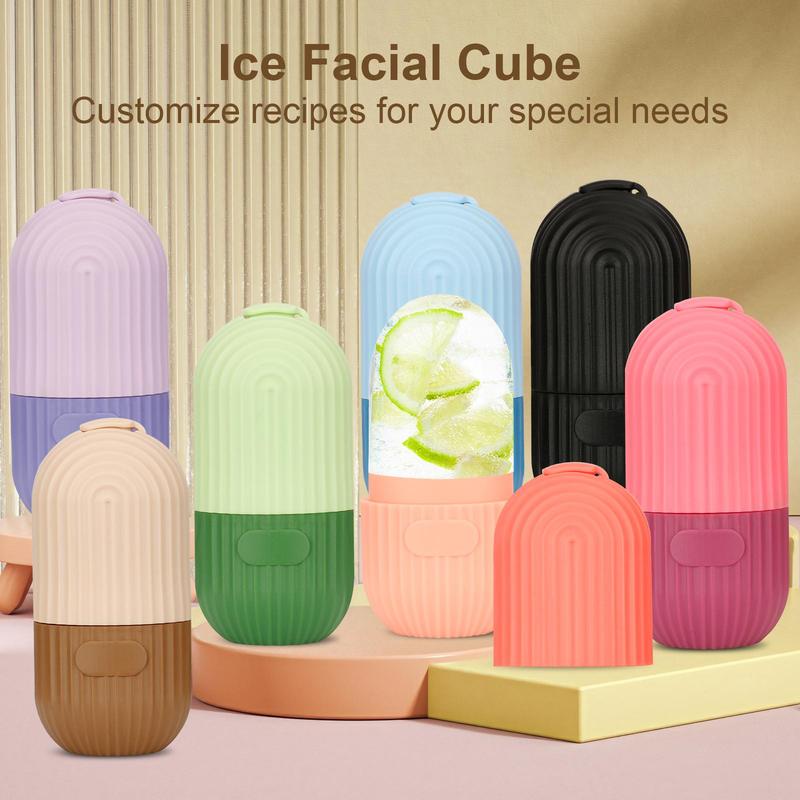 Ice Roller For Face & Eye, Face Massage Roller Mold, Facial Beauty Ice Roller For Face, Face Massager Gua Sha Mold, Ice Compress Facial Ice Cold Compress Cube