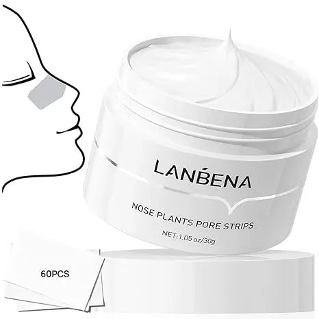 LANBENA Blackhead Removal Nose Patch, Deep Pore Cleansing, Facial Blackhead Removal Patch, 1.05oz - Skincare Comfort