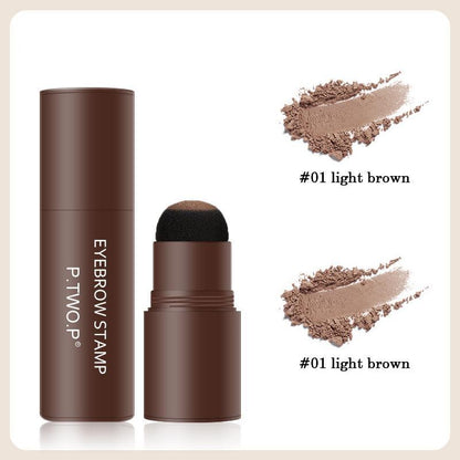 Eyebrow Powder Stamp, 1 Count Waterproof Long Lasting Eyebrow Stamp, Eye Brow Makeup Tool For Women