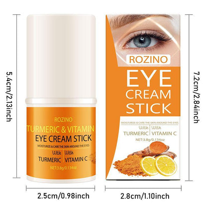 Turmeric Vitamin C Eye Cream Stick, Deep Hydrating & Moisturizing Eye Cream, Reduces The Look Of Fine Lines, Eye Care Product for Women & Men