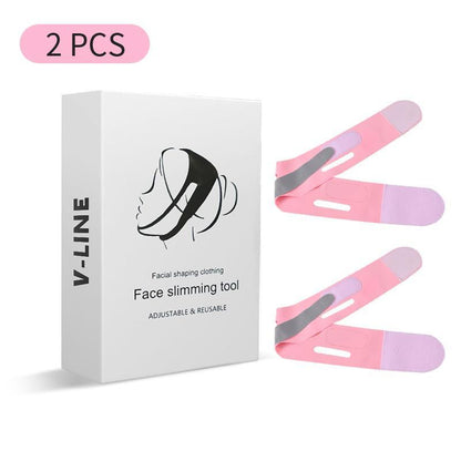 V-shaped Face Lifting Bandage, 2pcs Facial Skin Firming Straps, Facial Slimming & Massage Tools for Women