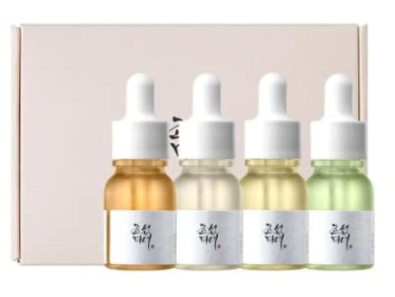 [Beauty of Joseon] Hanbang Serum Discovery Kit, 10ml Mini Size Set, Calming Serum, Glow Serum, Glow Deep Serum, Revive Serum, Before Taking The Plunge On a Full-Size Bottle, Moisture and Lightweight texture, Diy Mixing Serum, Korean Skin Care