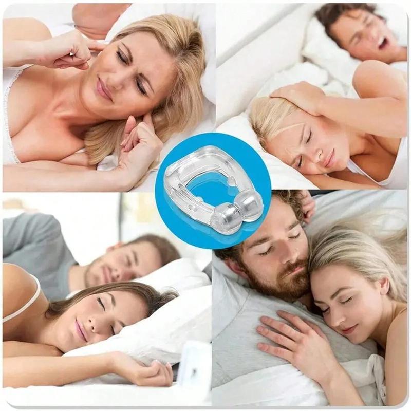 Silicone Nose Clip, 8pcs Sleeping Nose Clip, Portable Night Equipment for Men & Women