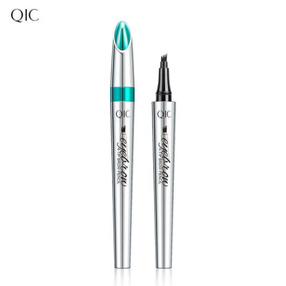 Long Lasting Eyebrow Pencil, 1 Count Liquid Eyebrow Pen, Waterproof Brow Pen with Micro-Fork Tip, Sweat Proof High Pigmented Brow Shading and Filling Pencil