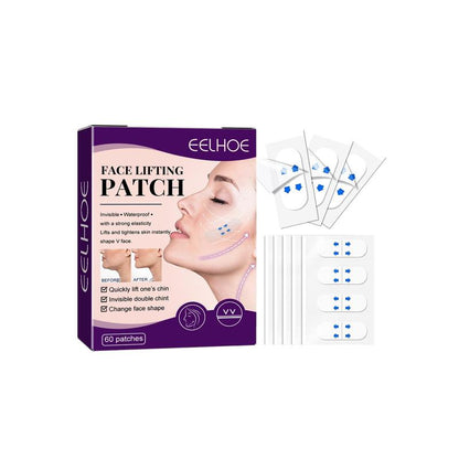 Moisturizing Face Lifting Patches, 60pcs/set Waterproof And Breathable Skin Care Patches, Portable Skin Care Tools