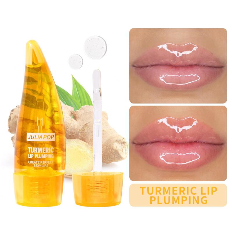 Turmeric Lip Plumping, 1 Count Lip Plumper, Lip Plumping Gel, Naturium Lip Balm, Moisturizing Lip Oil, Hydrating Gentle Comfort Daily Skincare Products