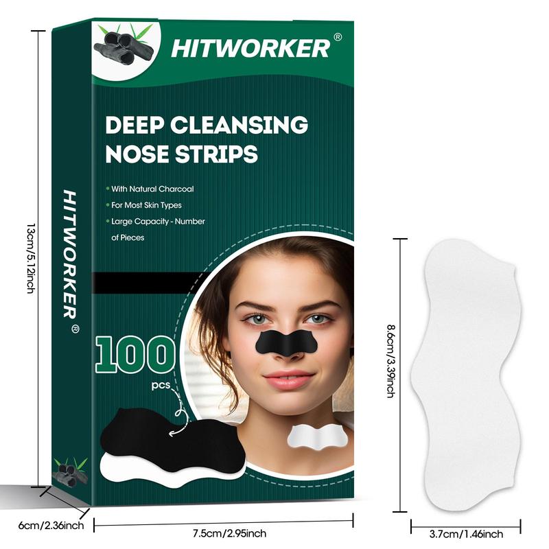 Blackhead Removal Mask, 100pcs/set Nose Pores Deep Cleaning Patch, Nose Care Patch, Comfort Nose Care Products