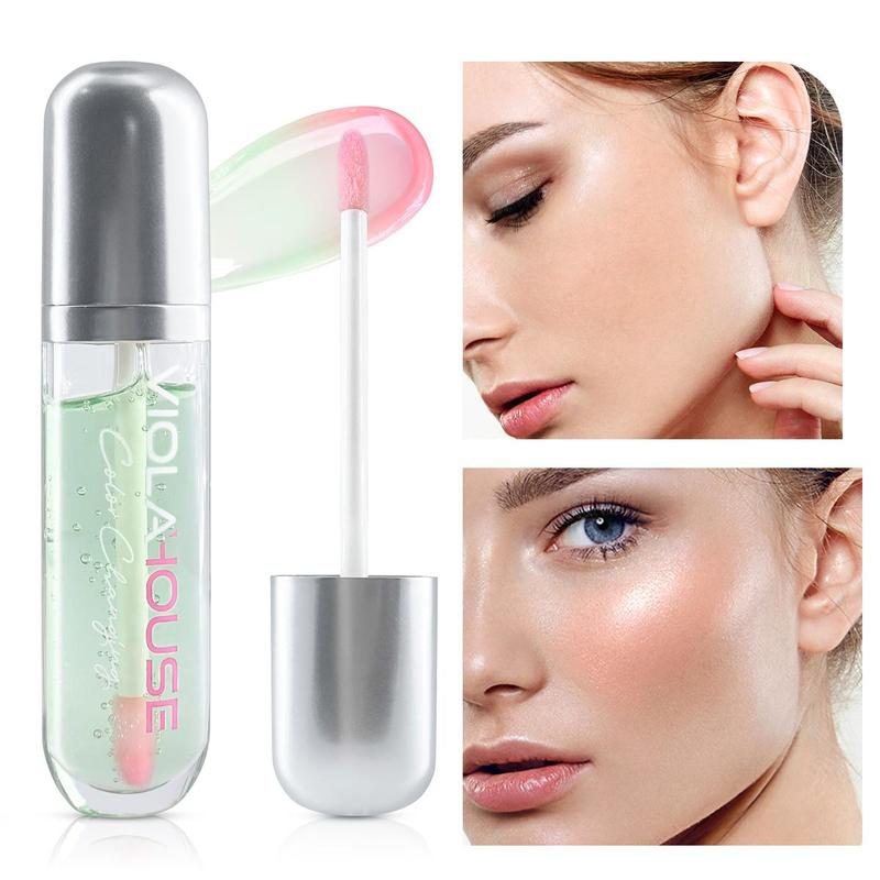 Color Changing Liquid Blusher Oil, Long Lasting Natural Look Blush, Lightweight Soft Color Blusher Stick  for Daily Makeup