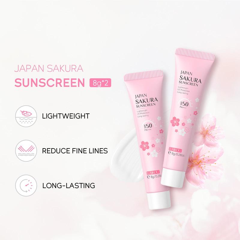 Cherry Blossom Pattern Sun Care Cream, Portable Travel Sun, Moisturizing Sunblock, Sunblocking Lotion, Face Sun Care, Outdoor Sports Sunblock, Waterproof? Sun Care Cream