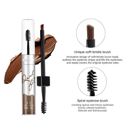 Waterproof Long Lasting Eyebrow Gel, 1 Count Eye Brow Styling Makeup Products For Women