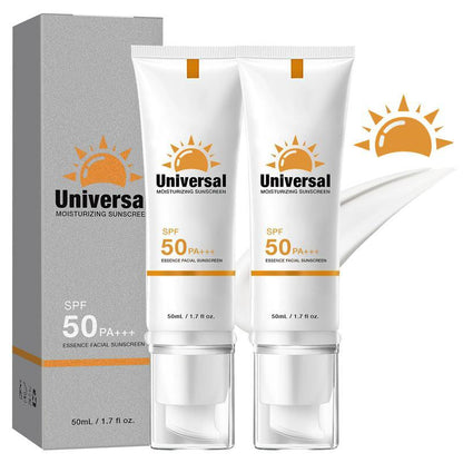 sunscreen to prevent sunburn and tanning Universal Protector Solar SPF 50, Protector Solar Con Color, Hydrating Sun Essence Face Sunscreen, No Sticky Waterproof ,sunscreen to prevent sunburn and tanning