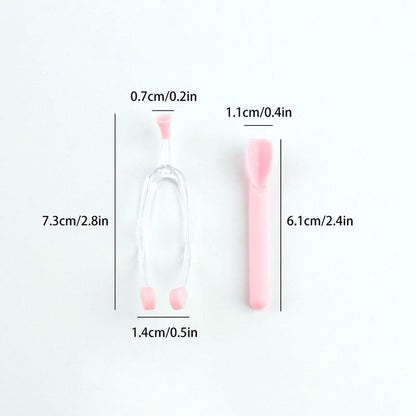 Soft Silicone Eyeglass Tool Set, 2pcs/set Portable Multi-purposed Lens Removal Tool for Home & Travel