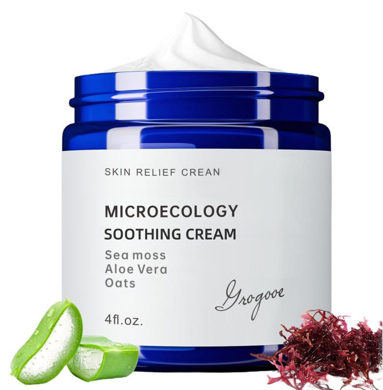 All Natural Soothing Cream Madewith sea moss! Sensitive Skin DrySkin Hydrating Comfort Moisture-Fragrance Free Skincare-4oz