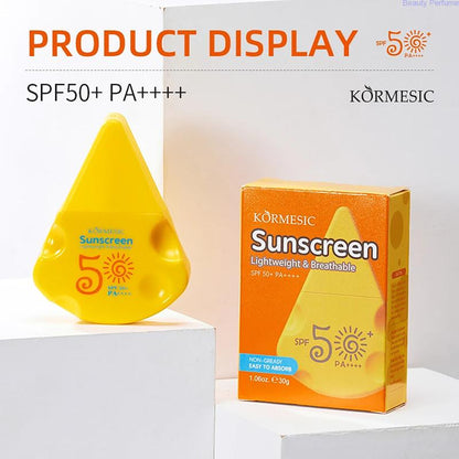 KORMESlC Skincare Tinted Face Sunscreen, Anti-Sunburn Moisturizing, SPF 50+++30g Sunscreen Tinted Moisturizer, sunscreen to prevent sunburn and tanning Summer Protection Ultimate Skincare, Effective Anti-Aging Sun Care Solution Facial Skin Repair Comfort