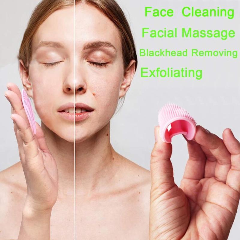 Silicone Facial Cleansing Brush, Comfortable Face Scrubber, Facial Skin Care Tool For Facial Pore Cleaning Exfoliating Massaging