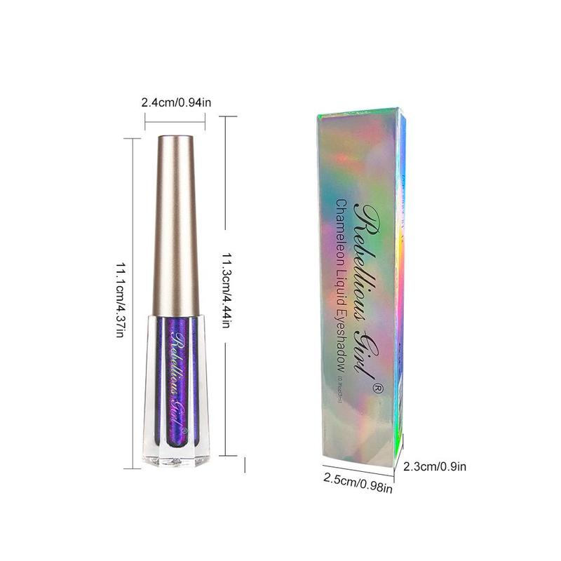 Long Lasting Metallic Liquid Eyeshadow (3pcs), Glitter Eye Shadow, Colorful Eye Makeup Products for Women & Girls