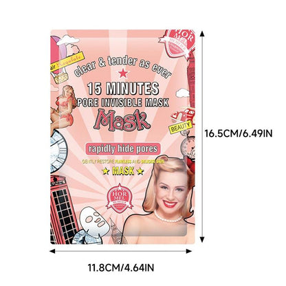 3pcs Moisturizing Nourishing Facial Mask, Hyaluronic Acid Face Mask, Pore Invisible Mask, Skin Care Product For Women