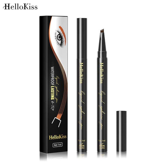 Liquid Eyebrow Pencil, 1 Count Waterproof Long Lasting Eyebrow Pencils, Multi-use Makeup Pen for Women