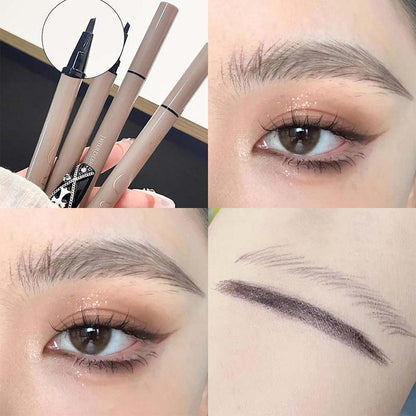 Eyebrow Pencil, 1 Count Brow Pen, Soft Fine Tip Eyebrow Liner, Smudge Proof Natural Look Long-Lasting